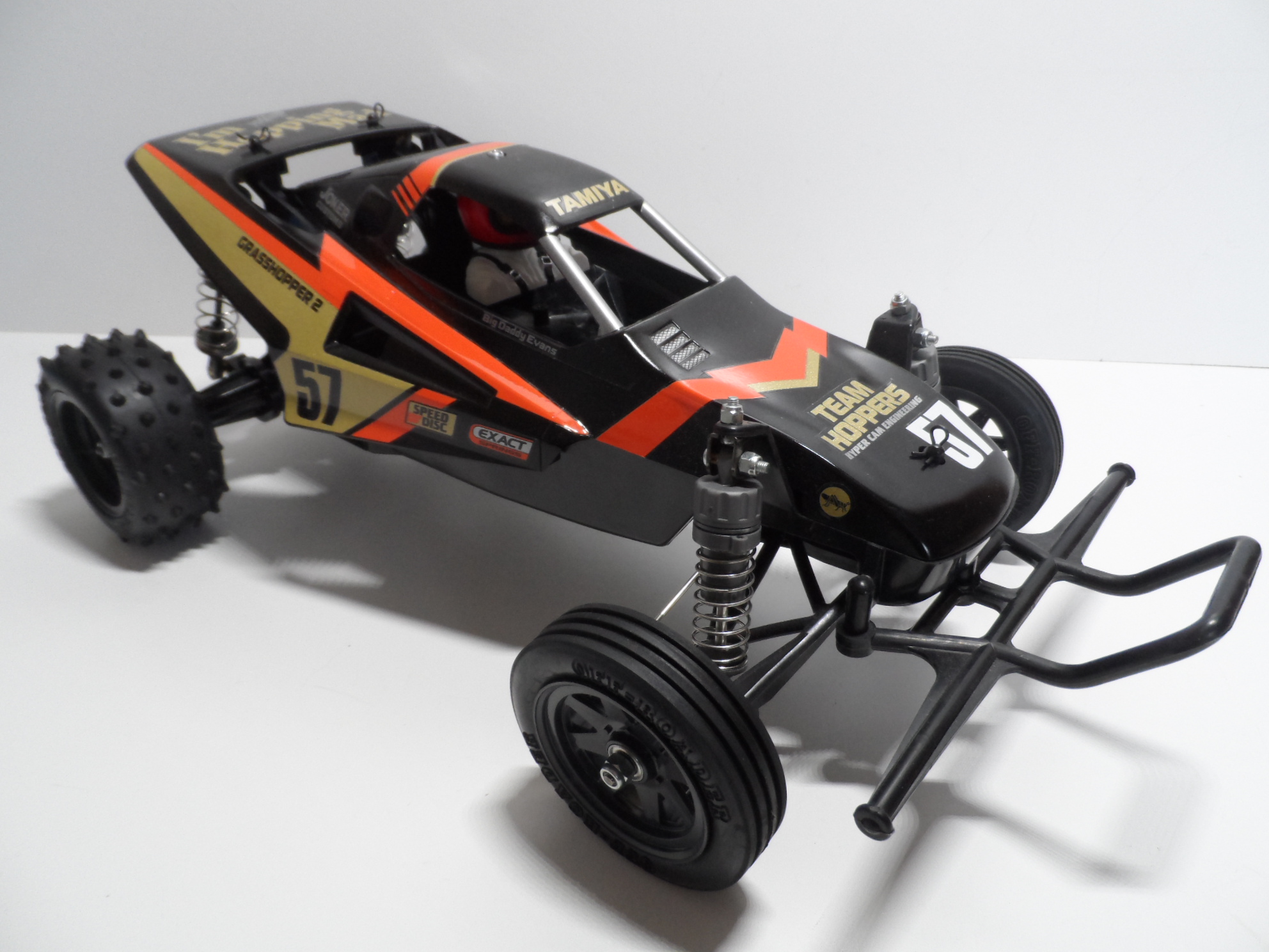 47471 Tamiya 1/10 Grasshopper II Black Edition 2WD Electric Off Road RC ...